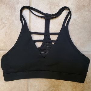 ZYIA Black Grid Bra